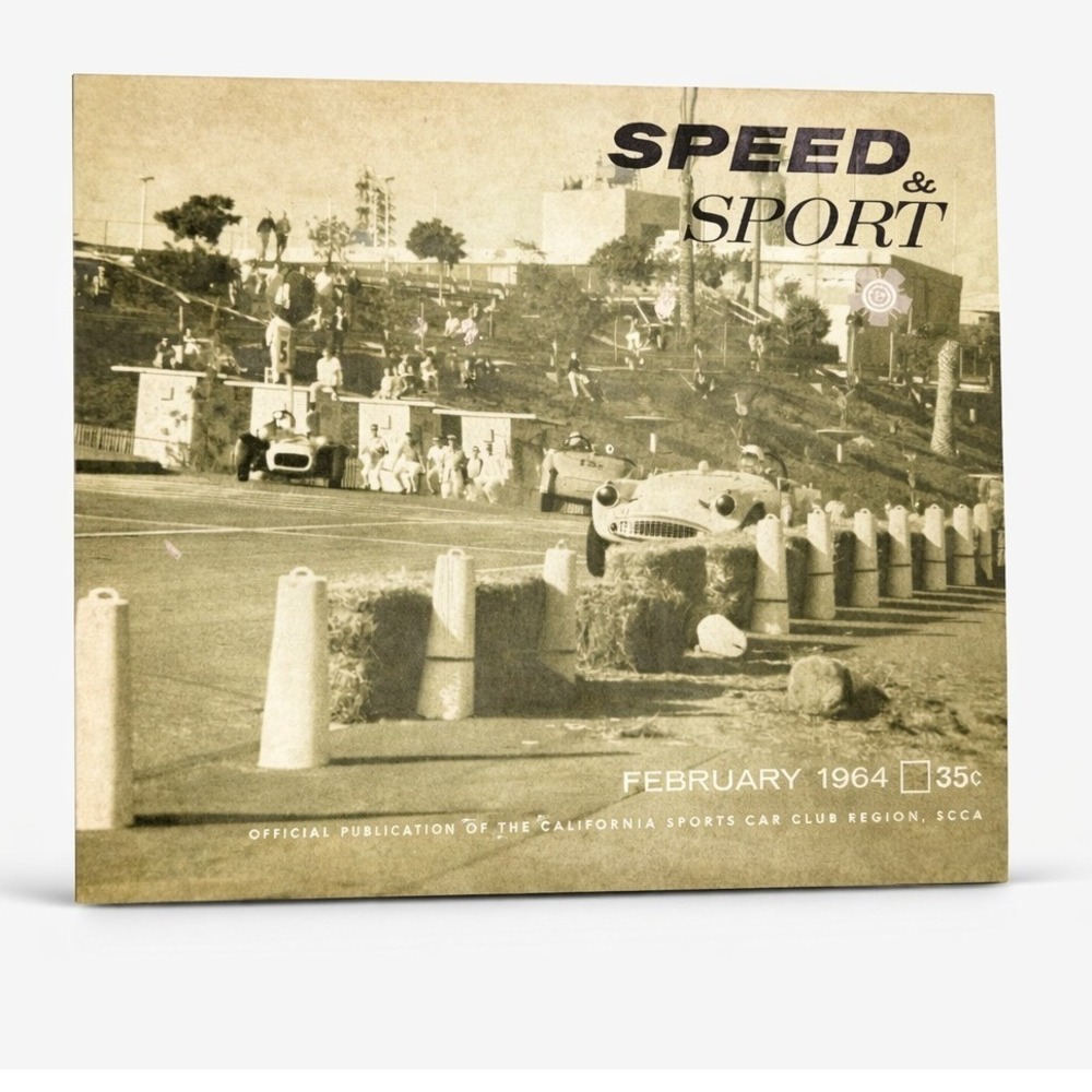 Vintage Speed & Sport Magazine February 1964 SCCA California Sports Car Club